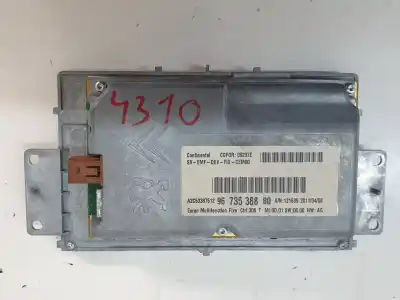 Second-hand car spare part multifunction display for citroen ds3 sport oem iam references 9673538880  