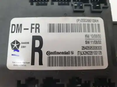 Second-hand car spare part electronic module for lancia thema platinum oem iam references 05026612ah  