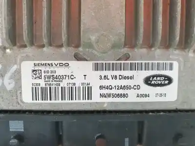 Автозапчастина б/у ебу контролер двигуна для land rover range rover (lm) 3.6 td v8 посилання на oem iam 6h4q12a650cd  
