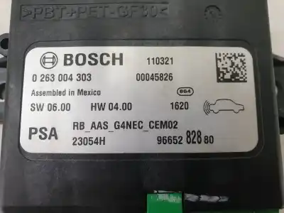 Peça sobressalente para automóvel em segunda mão módulo eletrônico por peugeot 508 active referências oem iam 0263004303  