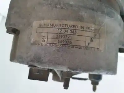 Second-hand car spare part alternator for opel calibra básico oem iam references 3493771  