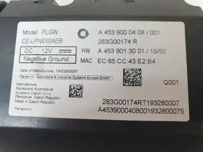Pezzo di ricambio per auto di seconda mano modulo elettronico per smart forfour electric drive (453.091) riferimenti oem iam a4539000408  