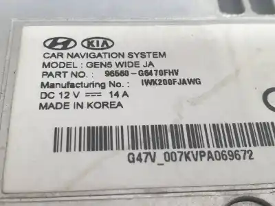 Second-hand car spare part gps navigation system for kia picanto (ja) concept oem iam references acq90539002  