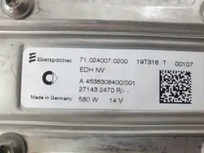 Pièce détachée automobile d'occasion vanne d'échange de chauffage pour smart forfour electric drive (453.091) références oem iam a4538308400  