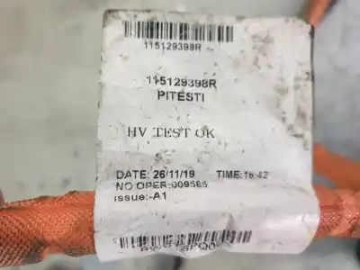 Second-hand car spare part wire for smart forfour electric drive (453.091) oem iam references 115129398r  