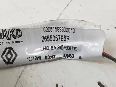 Автозапчасти б/у внутренний правый задний фонарь за renault clio iv business ссылки oem iam 265505796r  