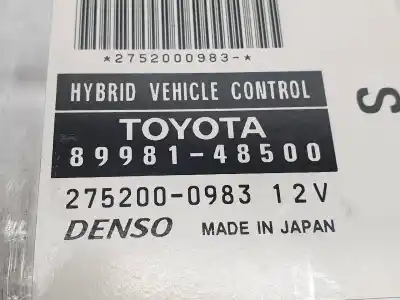 Second-hand car spare part ecu engine control for lexus rx 400h oem iam references 8998148500  