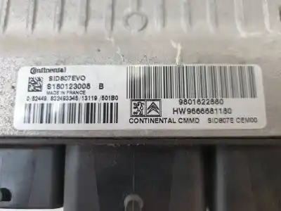 Second-hand car spare part ecu engine control for citroen ds5 design oem iam references 9801622880  