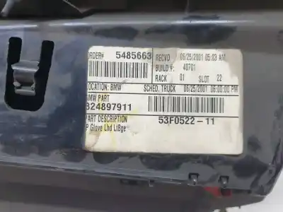 Peça sobressalente para automóvel em segunda mão porta luvas por bmw x5 (e53) 4.4i automático referências oem iam 53f052211  