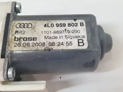 Автозапчастина б/у двигатель переднього правого скла для audi q7 (4l) v6 3.0 tdi (176kw) ambiente посилання на oem iam 4l0959802b  