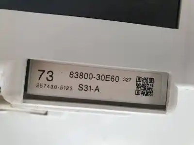 Автозапчасти б/у приборная доска за lexus gs (gs/us/ws19) 3.5 450 h [3.5 ltr. - 218 kw v6 (hibrido)] ссылки oem iam 8380030e60  