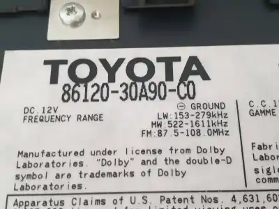 Peça sobressalente para automóvel em segunda mão sistema de áudio / rádio cd por lexus gs (gs/us/ws19) 3.5 450 h [3.5 ltr. - 218 kw v6 (hibrido)] referências oem iam 8612030a90c0  