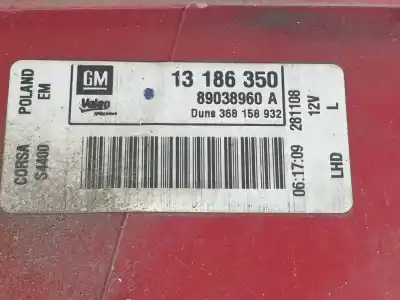 Автозапчастина б/у лівий ход ліхар для opel corsa d catch me посилання на oem iam 13186350  