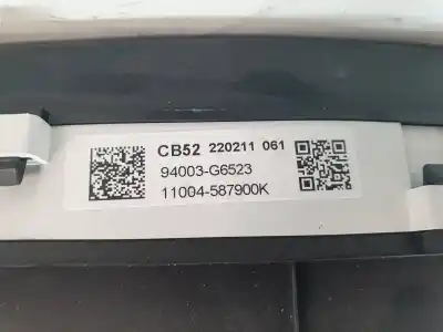 Second-hand car spare part dashboard for kia picanto (ja) concept oem iam references 94003g6523  