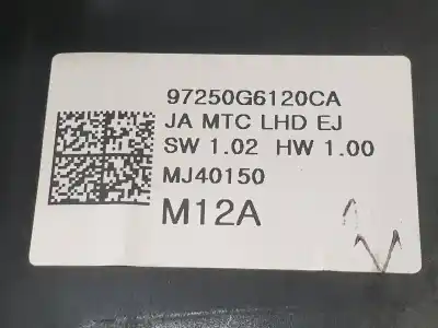 Second-hand car spare part heating / air conditioning control panel for kia picanto (ja) concept oem iam references 97250g6120ca  