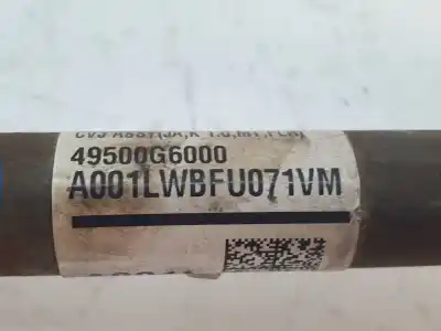 Second-hand car spare part front left transmission for kia picanto (ja) concept oem iam references 49500g6000  