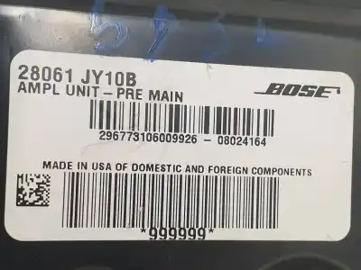 Автозапчастина б/у електронний модуль для renault koleos bose edition посилання на oem iam 28061jy10b  