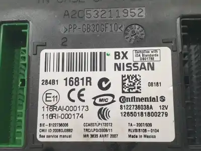 Автозапчасти б/у электронный модуль за renault koleos bose edition ссылки oem iam 284b11681r  
