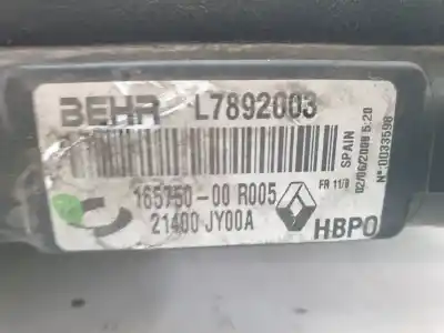 Автозапчастина б/у водяний радіатор для renault koleos bose edition посилання на oem iam 21400jy00a  