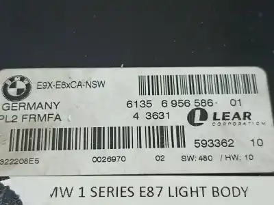 Second-hand car spare part electronic module for bmw serie 1 berlina (e81/e87) 120d oem iam references 61356956586 bmw serie 1 e87 