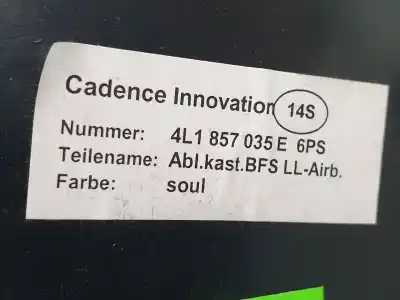 Автозапчастина б/у бардачок для audi q7 (4l) v6 3.0 tdi (176kw) ambiente посилання на oem iam 4l1857035e  