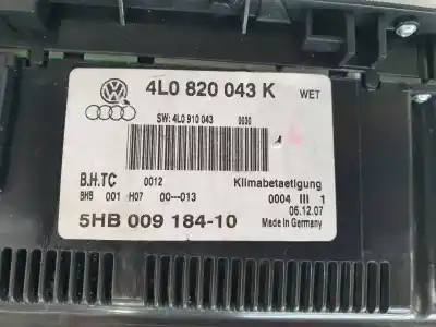 Автозапчасти б/у климат-контроль за audi q7 (4l) v6 3.0 tdi (176kw) ambiente ссылки oem iam 4l0820043k  