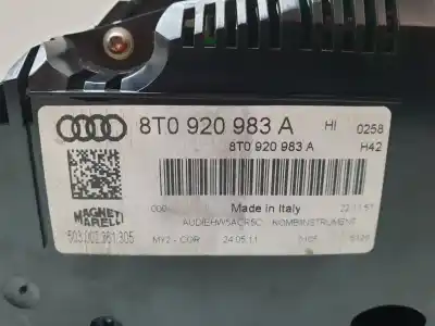 Автозапчастина б/у панель інструментів для audi a5 coupe (8t) 2.0 tfsi quattro (155kw) посилання на oem iam 8t0920983a  