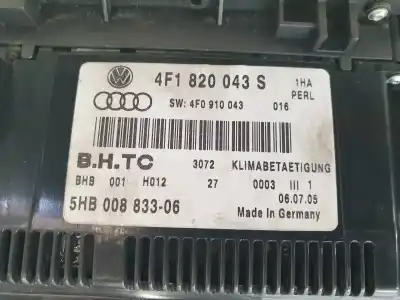 Автозапчастина б/у клімат-контроль для audi a6 avant (4f5) 3.0 v6 24v tdi посилання на oem iam 4f1820043s   Автозапчастина б/у клімат-контроль для audi a6 avant (4f5) 3.0 v6 24v tdi посилання на oem iam 4f1820043s