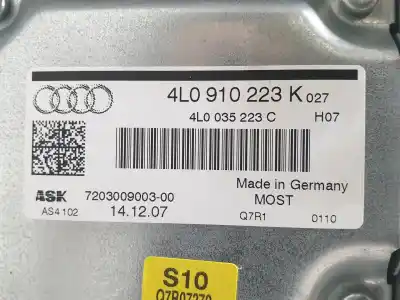 Автозапчасти б/у электронный модуль за audi q7 (4l) v6 3.0 tdi (176kw) ambiente ссылки oem iam 4l0910223k  