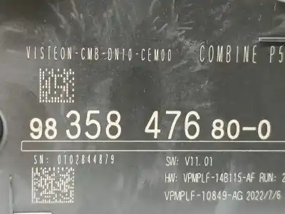 Second-hand car spare part multifunction display for peugeot 308 allure pack puretech oem iam references 9835847680  