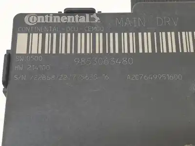 Pezzo di ricambio per auto di seconda mano modulo elettronico per peugeot 308 allure pack puretech riferimenti oem iam 9853063480  