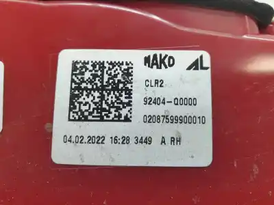 Автозапчасти б/у внутренний правый задний фонарь за hyundai i20 (bc3) 1.0i turbo 100 fap ссылки oem iam 92404q0000  