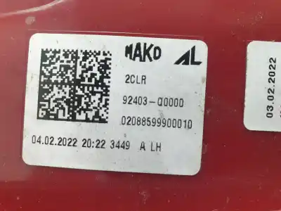 Автозапчасти б/у внутренний левый задний фонарь за hyundai i20 (bc3) 1.0i turbo 100 fap ссылки oem iam 92403q0000  