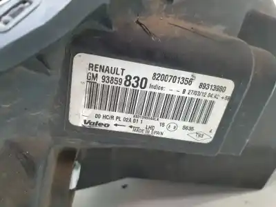 Second-hand car spare part right headlight for renault trafic combi (ab 4.01) 9 - plazas (l1h1) acristalado. combi corto oem iam references 8200701356  