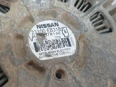 Автозапчастина б/у генератор для nissan navara pick-up (d40m) doble cab se 4x4 посилання на oem iam 23100eb31b  