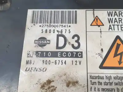 Автозапчасти б/у блок управления двигателем за nissan navara pick-up (d40m) doble cab se 4x4 ссылки oem iam 23710ec07c  