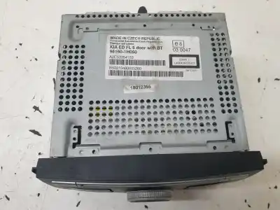 Peça sobressalente para automóvel em segunda mão sistema de áudio / rádio cd por kia cee´d emotion referências oem iam 961601h050  