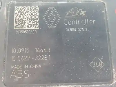 Peça sobressalente para automóvel em segunda mão abs por dacia dokker essential referências oem iam 476608587r  