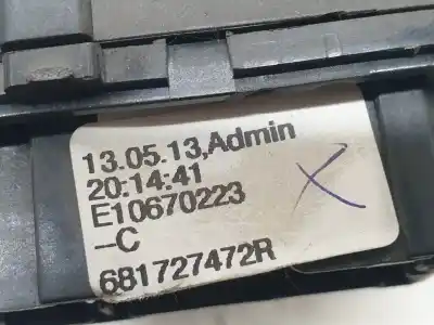 Second-hand car spare part windshiel wiper switch for dacia dokker essential oem iam references 681727472r  