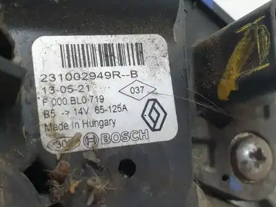 Peça sobressalente para automóvel em segunda mão alternador por dacia dokker essential referências oem iam 231002949r  