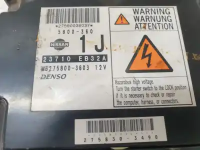 Second-hand car spare part ecu engine control for nissan navara pick-up (d40m) doble cab se 4x4 oem iam references 23710eb32a  