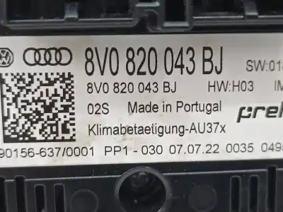 Автозапчасти б/у климат-контроль за audi q2 (gag) 30 tdi básico ссылки oem iam 8v0820043bj  