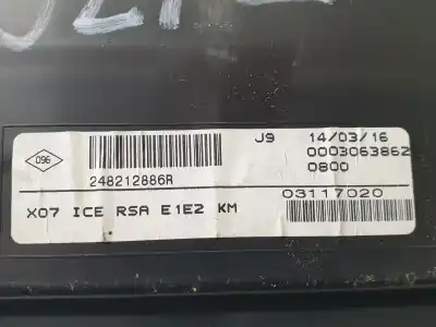 Автозапчастина б/у панель інструментів для renault twingo iii zen посилання на oem iam 248212886r  