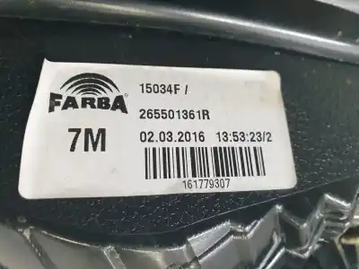 Автозапчастина б/у правий ліхтар для renault twingo iii zen посилання на oem iam 265501361r  