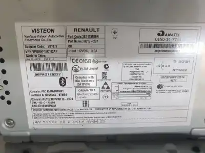 Автозапчастина б/у аудіо система / радіо cd для renault twingo iii zen посилання на oem iam 281153690r  