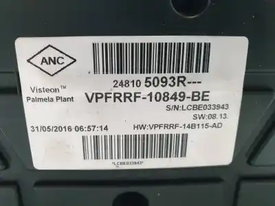 Peça sobressalente para automóvel em segunda mão quadrante por renault clio iv authentique referências oem iam 248105093r  