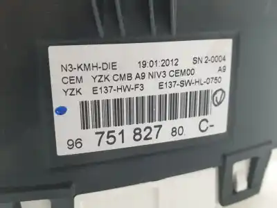 Peça sobressalente para automóvel em segunda mão quadrante por peugeot 208 allure referências oem iam 9675182780  