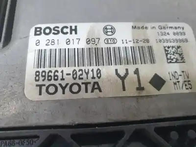 Second-hand car spare part ecu engine control for toyota auris active oem iam references 8966102y10  