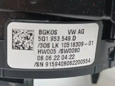 Second-hand car spare part multifunction switch for audi q2 (gag) 30 tdi básico oem iam references 82a953521lm  