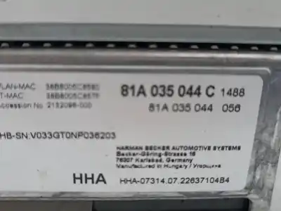 Second-hand car spare part gps navigation system for audi q2 (gag) 30 tdi básico oem iam references 81a035044c  